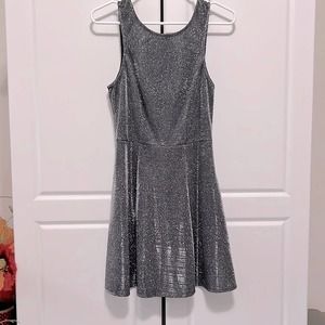 NWT Black Glittery Dress by Speechless Sz Small Tie Back